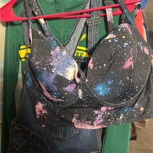 Torrid Multicolor Galaxy Print Top